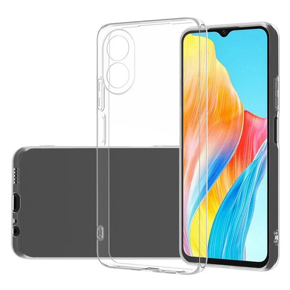 Gpack Oppo A38 Kılıf Süper Silikon Kamera Korumalı Şeffaf ürün görseli 1