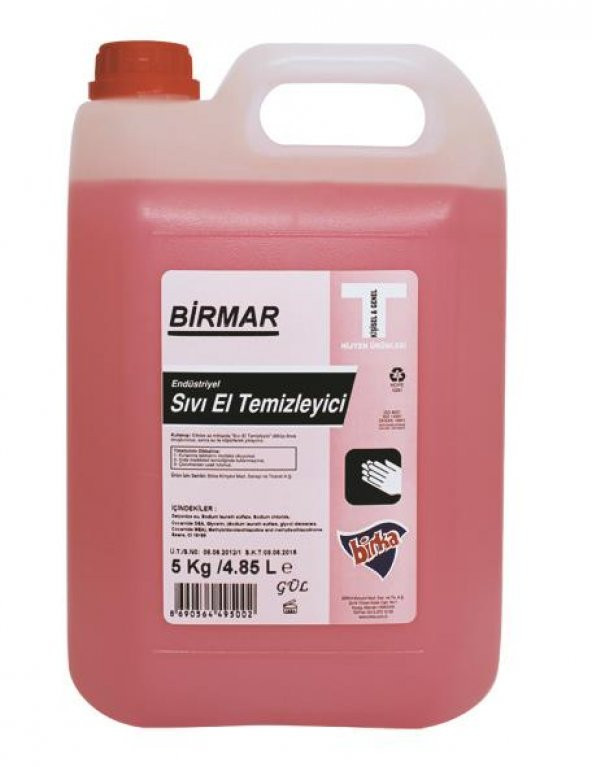 Birmar Endüstriyel Sıvı El Temizleyici 5 Kg. ürün görseli 1