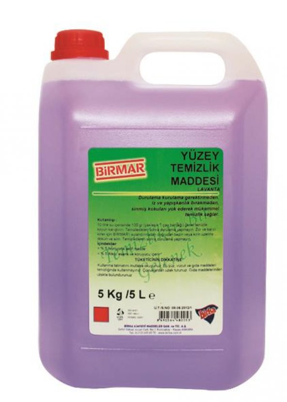 Birmar Yüzey Temizleyici Lavanta 5 Kg. ürün görseli 1