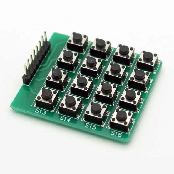 4x4 Tuş Takımı - Push Buton Keypad ürün görseli 1