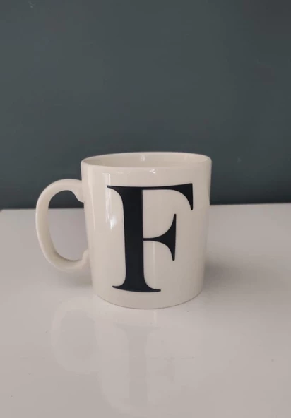DECORIUM KUM F HARFLİ KUPA ürün görseli 1