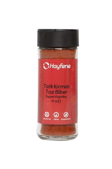 Hayfene Tatlı Kırmızı Biber 45 gr ürün görseli 1