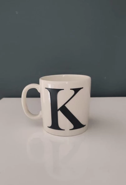 DECORIUM KUM K HARFLİ KUPA ürün görseli 1