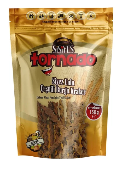 SİSİYEZ TORNADO KRAKER 150G ürün görseli 1