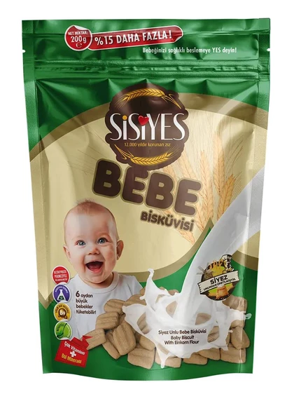 SiSİYES BEBE BİSKÜVİSİ 200G ürün görseli 1