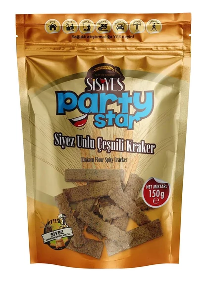 SİSİYEZ PARTYSTAR KRAKER 150G ürün görseli 1