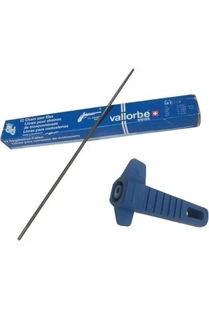 VALLORBE BENZİNLİ VE ŞARJLI TESTERE EĞESİ 1/8 3.20mm (EĞE SAPI HEDİYELİ) ürün görseli 1