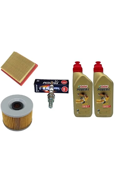 Nk 250-250 Sr-Clx 250 Bakım Seti Castrol Yağ-İridyum Bujili  ARASMOTO ürün görseli 1
