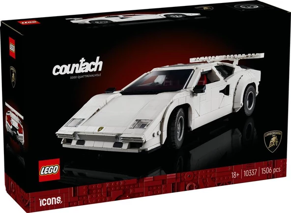 LEGO Icons 10337 Lamborghini Countach 5000 Quattrovalvole ürün görseli 1