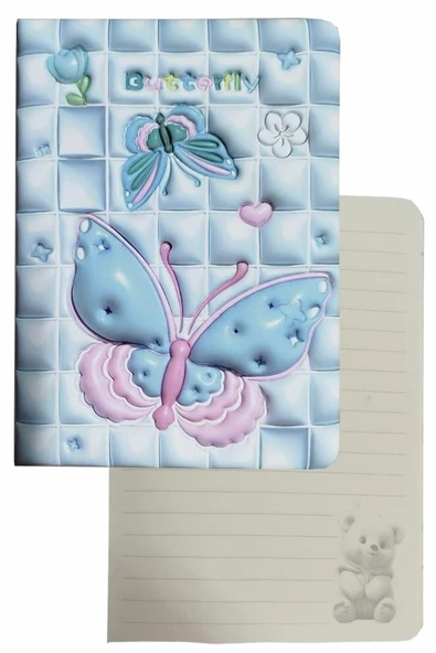 Kabartmalı Not Defteri 1 Adet 96 Yaprak Çizgili Sukuşi Hatıra Defteri Squishy Kız Modeli Hatıra Anı Defteri 13x18 cm ürün görseli 1