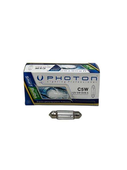Photon 12 V C5W 36 mm Halojen Sofit Tavan Bagaj Ampulü 10 Adet ürün görseli 1