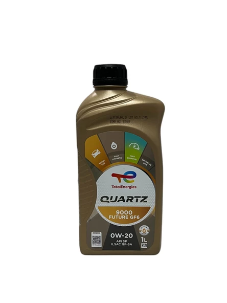 Total Quartz 9000 Future GF6 0W-20 Tam Sentetik Motor Yağı 1 Litre ürün görseli 1