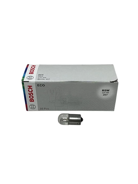 Bosch 12V R5W 5W 67 BA15S Büyük Geri Vites ve Park Ampulü 10 Adet ürün görseli 1