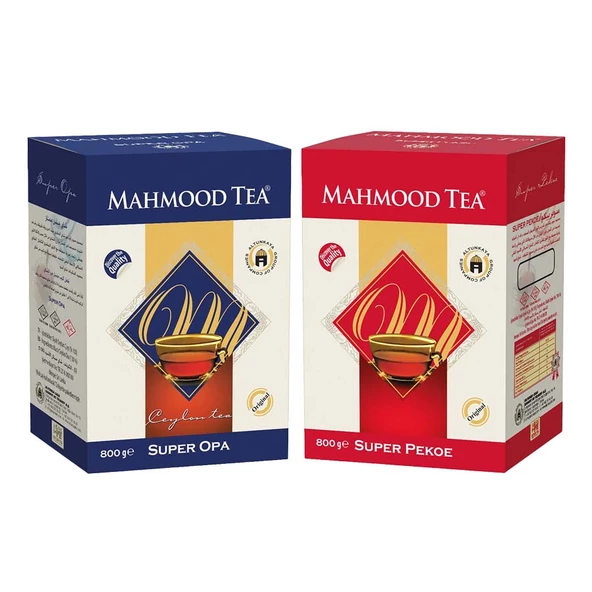 Mahmood Tea Ithal Seylan Sri Lanka Ceylon Dökme Çayı Super Pekoe Ve Super Opa 800 gr ürün görseli 1