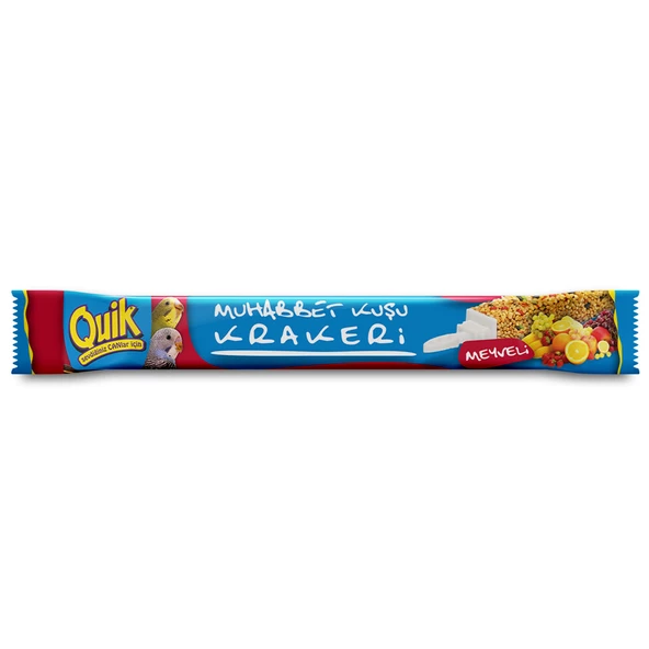 Quik Meyveli Muhabbet Kuşu Krakeri 1 Adet ürün görseli 1