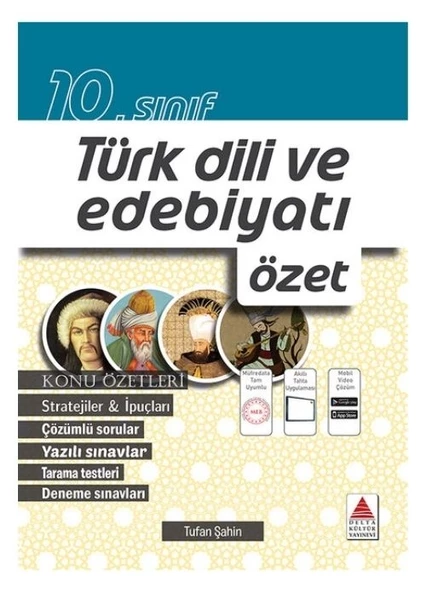 10. Sınıf Türk Dili ve Edebiyatı Özet Delta Kültür Yayınları ürün görseli 1