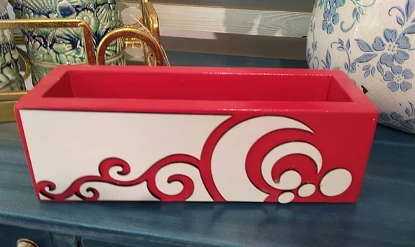 Beton Saksı 7x7x22 cm - Resim 7