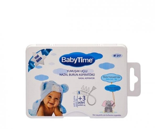 Babytime BT217 Yumuşak Uçlu Burun Aspiratörü ürün görseli 1