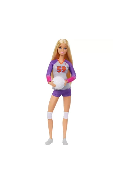 BARBİE SPORCU BEBEK VOLEYBOLCU HKT71 HKT72 ürün görseli 1