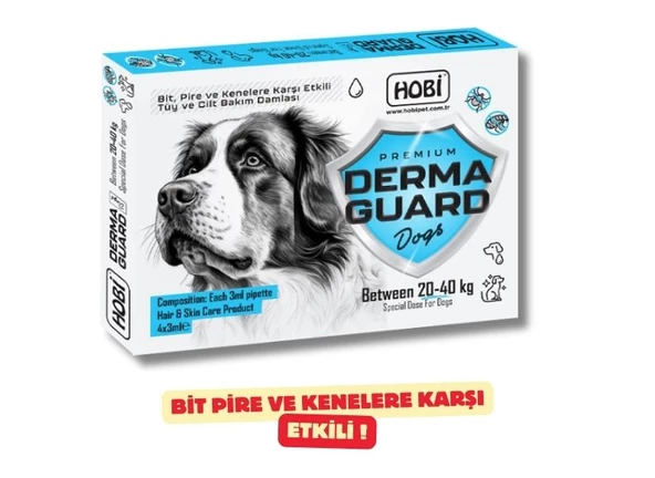 Hobi Derma Guard Köpekler İçin Cilt Bakım Damlası 20-40 Kg 3 Ml X 4 Adet ürün görseli 1