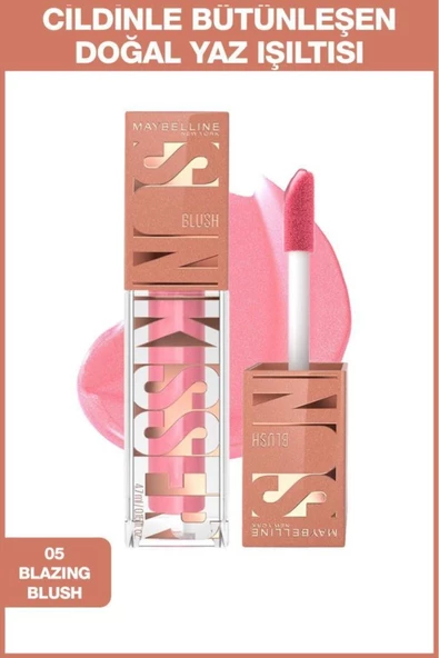 Maybelline New York Sunkisser Likit Allık - 05 Blazing Blush ürün görseli 1
