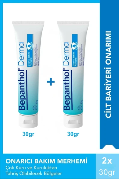Bepanthol Derma Onarıcı Bakım Merhemi 30 gr x 2 Adet ürün görseli 1