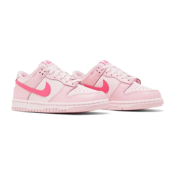 Nike Dunk Low Triple Pink - Resim 2