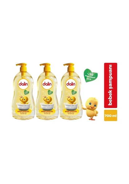 Dalin Klasik Bebek Şampuanı 700 ml 3 Adet ürün görseli 1