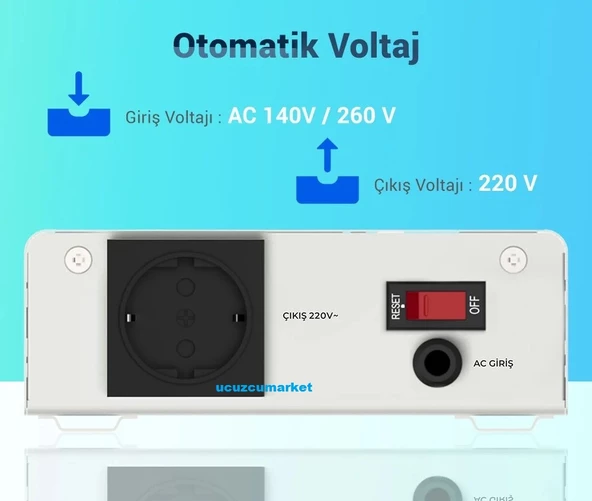 OTOMATİK VOLTAJ SABİTLEYİCİ REGÜLATÖR - Resim 4