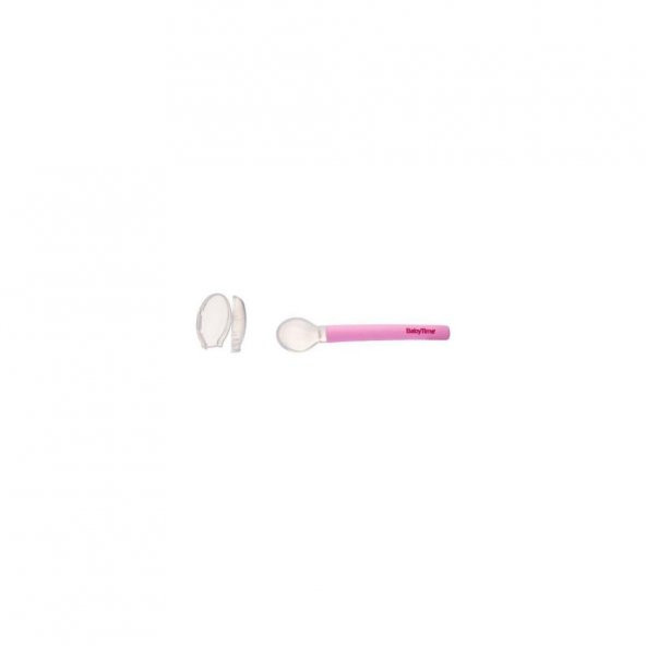 Babytime BT112 Silikon Kaşık - Pembe - Resim 2