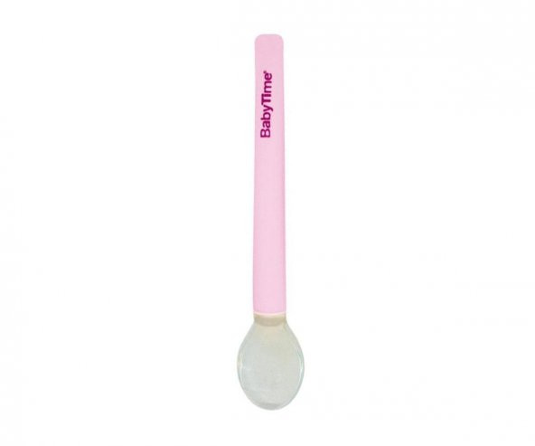 Babytime BT112 Silikon Kaşık - Pembe ürün görseli 1
