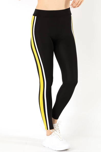 DoReMi Active Sportive Çift Çizgili Tayt-876 - Resim 2