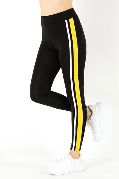 DoReMi Active Sportive Çift Çizgili Tayt-876 - Resim 4