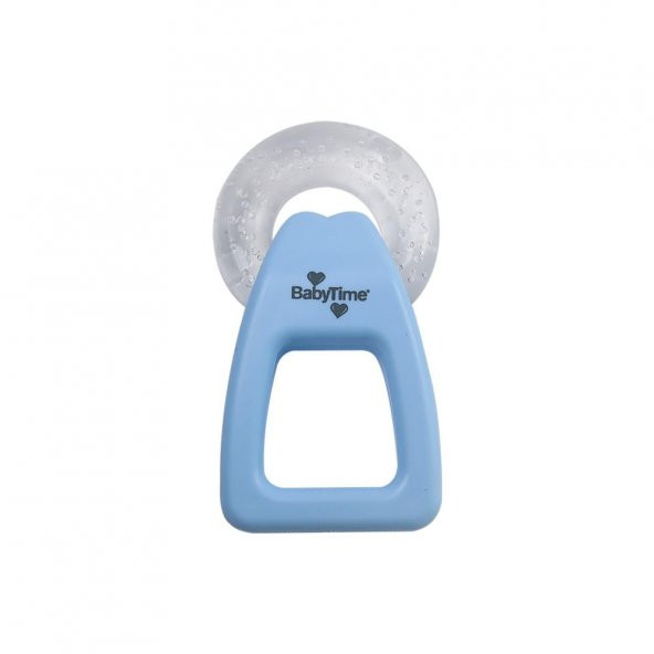 Baby Time BT204 Saplı Sulu Diş Kaşıyıcı - Mavi ürün görseli 1