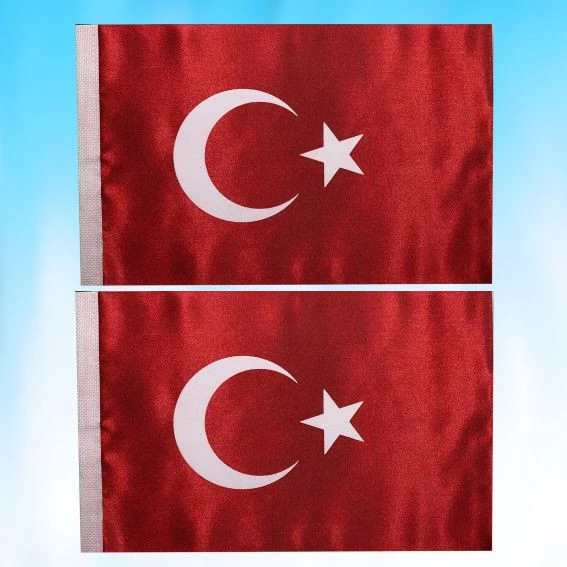 İKİLİ TÜRK BAYRAĞI - Resim 2