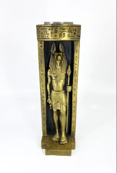 Antik Mısır Anubis Mumluk ürün görseli 1