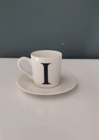 DECORIUM KUM I HARFLİ HAHVE FİNCANI ürün görseli 1