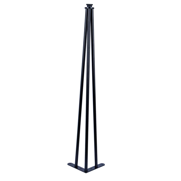 4 Adet Çeşme Metal Ahşap ve Kütük Sehpa Ayağı 40 cm ürün görseli 1