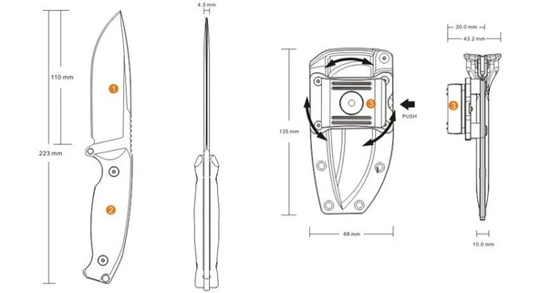 RUIKE F118-G BIÇAK - Resim 4