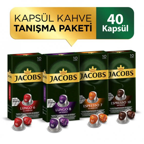 Jacobs Kapsül Kahve Tanışma Paketi 40 Kapsül ürün görseli 1