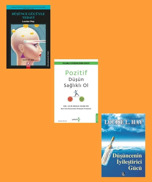 Düşüncenin İyileştirici Gücü + Düşünce Gücüyle Tedavi + Pozitif Düşün Sağlıklı Ol  (3Kitap) ürün görseli 1