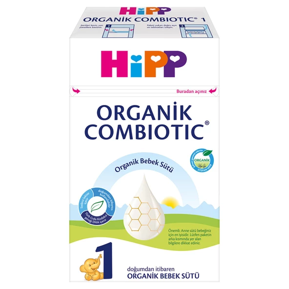 Hipp 1 Organik Combiotic Bebek Sütü 600 Gr 3 Adet ürün görseli 1