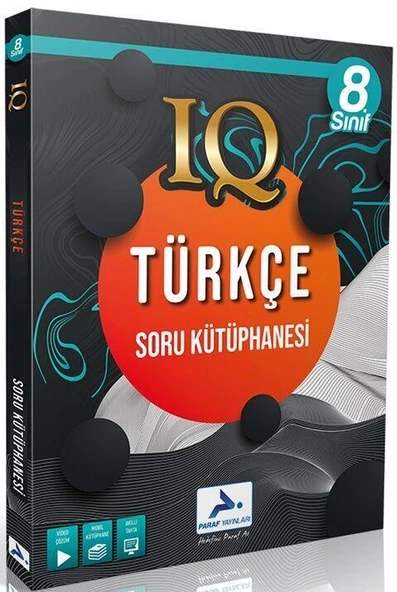8. Sınıf LGS Türkçe IQ Soru Kütüphanesi Paraf Yayınları ürün görseli 1