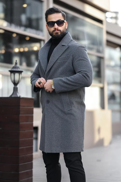 ERKEK KIŞLIK UZUN KAŞE KABAN - Resim 6