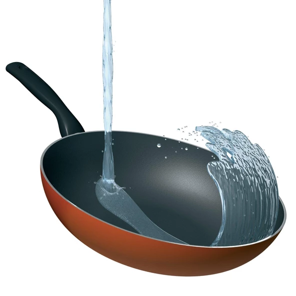 Moneta Zecchino wok Tava 28 cm - Resim 2