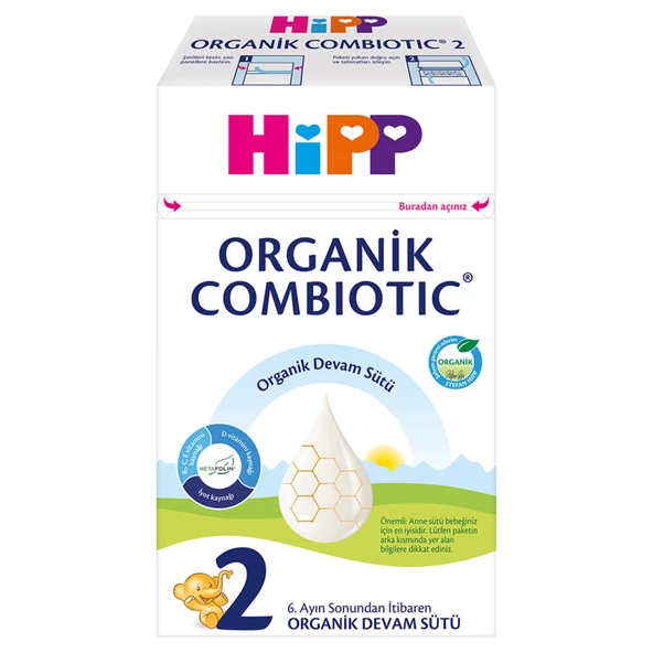 Hipp 2 Organik Combiotic Devam Sütü 600 Gr ürün görseli 1