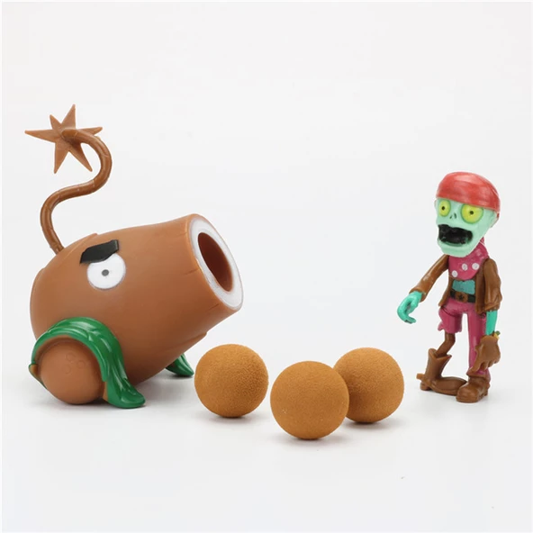 Plants And Zombies Zombi Ve Bitkiler + figür + toplar ürün görseli 1
