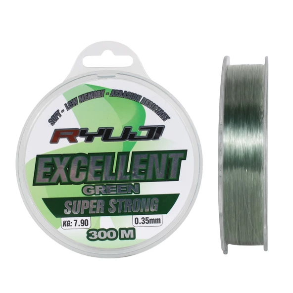 Ryuji Excellent Green 300m Monofilament Misina Kalınlık (mm) : 0,30mm ürün görseli 1