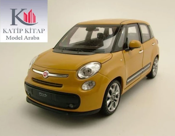 Welly 2013 Fiat 500L Sarı 1/24 Model Araba ürün görseli 1
