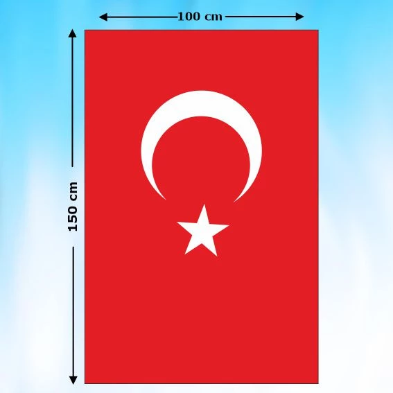 TÜRK BAYRAĞI _150X100 cm ürün görseli 1